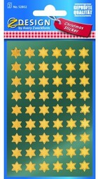 Naklejki Z-DESIGN-złote gwiazdy AVERY ZWECKFORM 108szt. /52802/