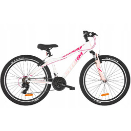 Rower Storm MTB 26" QUEEN biało - rózowy