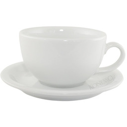 Filiżanka ze spodkiem do kawy lub herbaty -