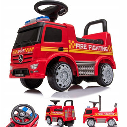 Jeździk dla dzieci pchacz chodzik Mercedes Straż Pożarna