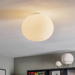 FLOS Lampa sufitowa designerska GLO-BALL, możliwość ściemniania, biały