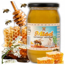Miód Akacjowy Naturalny Pasieka z Polski Płynny Nektar