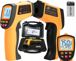 Pirometr Termometr Laserowy Bezdotykowy Na Podczerwień Emisyjność -50