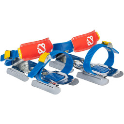 Łyżwy dwupłozowe saneczkowe dziecięce NIJDAM Blue HmmBob