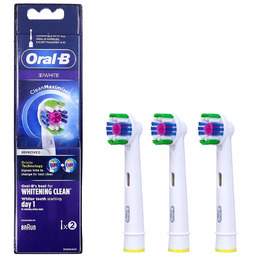 Braun Oral-B końcówki do szczoteczki elektrycznej 3D WHITE