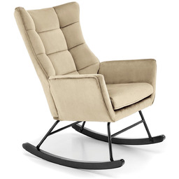 Fotel bujany bazalto beżowy halmar