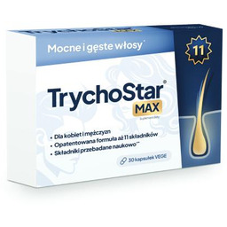 TrychoStar Max kapsułki wegetariańskie, 30kaps.