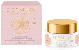 Dermika Luxury Placenta 50+, luksusowy krem liftingująco-wygładzający, 50