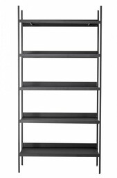 Bloomingville LOFT Regał Stalowy 200 cm / Czarny