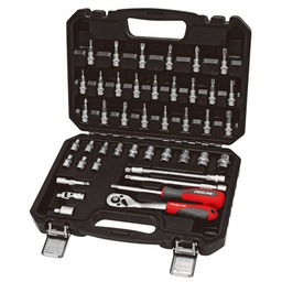 PROLINE Zestaw kluczy nasadowych 58843 (43 szt.)