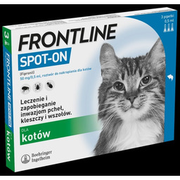 FRONTLINE Spot On Dla Kotów 3x0,5ml