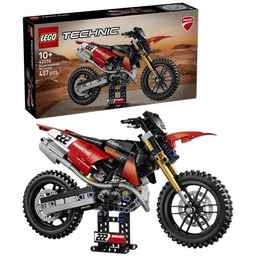 LEGO Technic, klocki, Motocykl Ducati Desmo450 MX Factory,