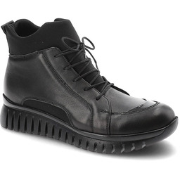 Artiker Czarne Sneakersy Damskie Wygodne Półbuty
