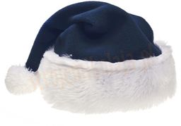 Czapka Mikołaja granatowa