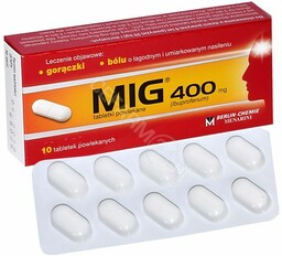 MIG 400 mg, 10 tabletek