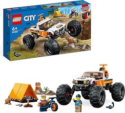 LEGO 60387 City Przygody Samochodem Terenowym z Napędem