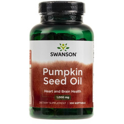 Swanson Olej z pestek dyni 1000mg 100 żelek