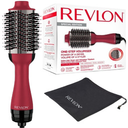 Suszarka Do Włosów Lokówka Prostownica Bordowa Tytanowa Revlon