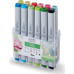 COPIC Classic Markers Zestaw 12 "Spring Colours", profesjonalne