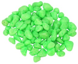 Żwirek do akwarium Happet fluor zielony 0.7cm 0.5kg