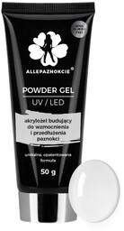 Powder Gel akrylożel Allepaznokcie HEMA/Di-HEMA Free Clear 50