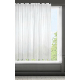 Eurofirany Firana 350x150 Lucy biała gotowa na taśmie