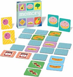 Ravensburger Funny Food Memory Matching Picture Snap Pairs