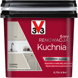 V33 Farba Renowacja Easy Kuchnia 0,75l Cynamon