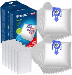 24x Worki do odkurzacza Zelmer Odyssey Meteor 2