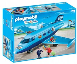 Playmobil 9366 Samolot wycieczkowy z piratem Pan Pilot