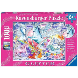 Die schönsten Einhörner. Puzzle 100 Teile XXL: Sonderserie