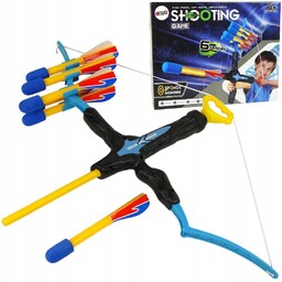 Łuk Sportowy 6 Strzał Dla Dzieci Niebiesko-czarny