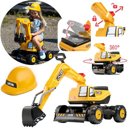 FALK Koparka JCB DIGGER Obrotowa Żółta Ruchoma Łyżka