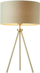 Lampa stołowa na trójnogu beżowa 60cm 66986