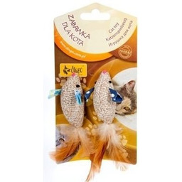 Dingo Zabawka Dla Kota Myszki Organic 2 Sztuki