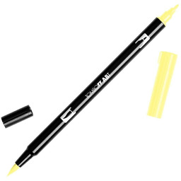 Flamaster dwustronny 090 Brush Pen baby yellow Tombow