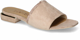 Klapki For-But 082/P Taupe zamsz