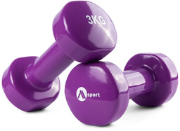 Hantle Żeliwne Winylowe 2x3kg