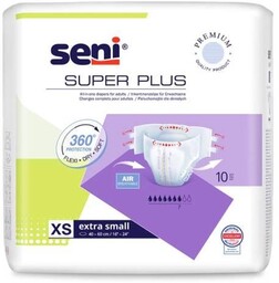 SENI SUPER PLUS Pieluchomajtki dla dorosłych XS, 10
