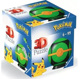 RAVENSBURGER Puzzle 3D Kula Pokémon Repeat Ball 11626