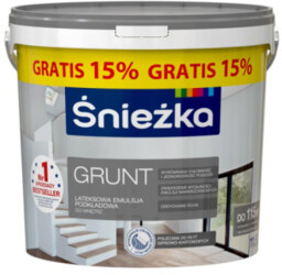 ŚNIEŻKA Emulsja lateksowa grunt biały 11,5L