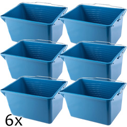 Wiadro malarskie budowlane Carda 12L, niebieskie 6 szt.