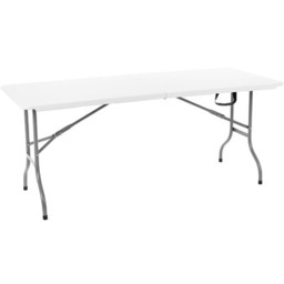HOME & GARDEN Stół cateringowy 952665 Prostokątny Biały
