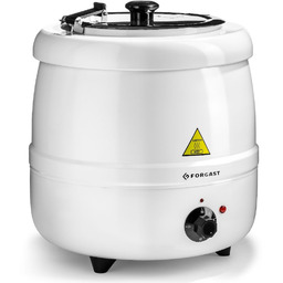 FORGAST Kociołek elektryczny do zup 10 l, biały