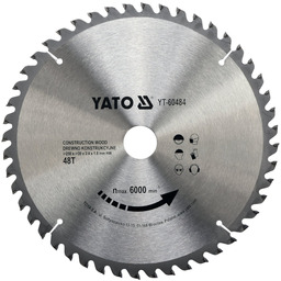 Yato TARCZA WIDIOWA DO DREWNA 250X48TX30MM YT-60484