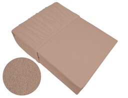 Greno Prześcieradło frotte 140x200 beżowe z gumką Bielbaw