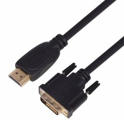 TB Kabel HDMI - DVI 3m. 24+1,pozlacany