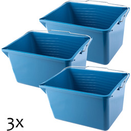 Wiadro malarskie Carda 12L, niebieskie 3 szt.
