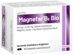 Magnefar B6 Bio x50 tabletek