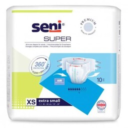 SENI SUPER Pieluchomajtki dla dorosłych XS, 10 szt